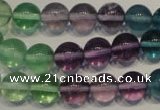 CFL553 15.5 inches 10mm round fluorite gemstone beads wholesale