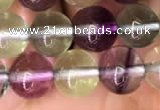 CFL587 15.5 inches 8mm round AAAAA grade fluorite gemstone beads