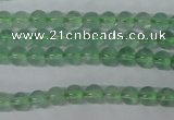 CFL601 15.5 inches 6mm round AB grade green fluorite beads wholesale