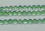 CFL611 15.5 inches 6mm round A grade green fluorite beads wholesale