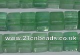 CFL633 15.5 inches 10*10mm cube green fluorite beads wholesale