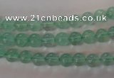 CFL851 15.5 inches 6mm round green fluorite gemstone beads