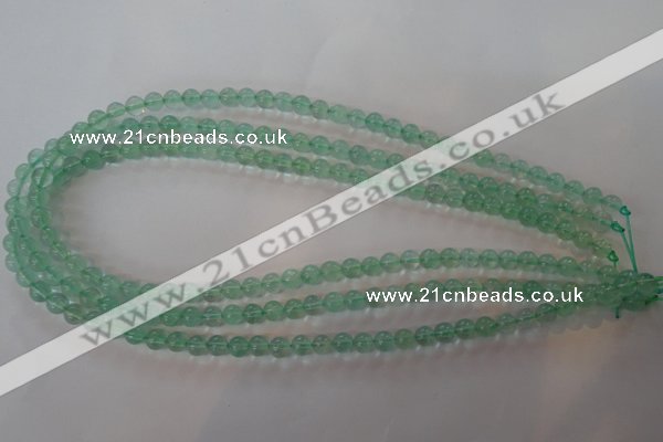 CFL852 15.5 inches 8mm round green fluorite gemstone beads