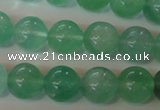 CFL855 15.5 inches 14mm round green fluorite gemstone beads