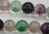 CFL905 15.5 inches 10mm round rainbow fluorite gemstone beads