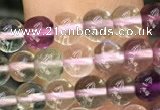 CFL917 15.5 inches 4mm round fluorite gemstone beads