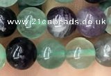 CFL925 15.5 inches 8mm round fluorite beads wholesale