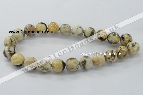 CFS06 15.5 inches 18mm round natural feldspar gemstone beads