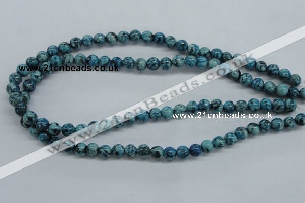 CFS102 15.5 inches 8mm round blue feldspar gemstone beads