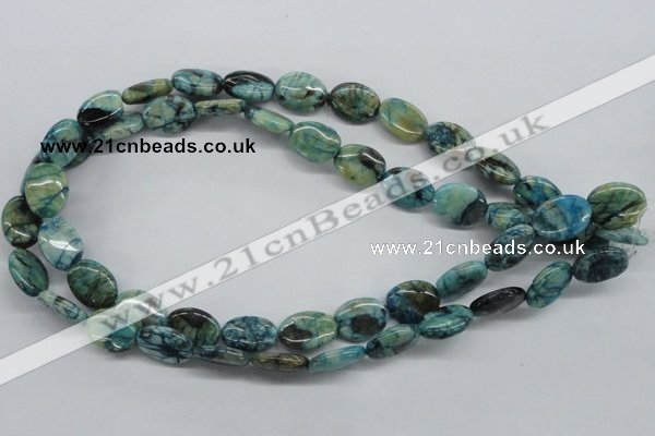 CFS110 15.5 inches 12*16mm oval blue feldspar gemstone beads