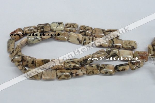 CFS16 15.5 inches 15*20mm rectangle natural feldspar gemstone beads