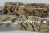 CFS17 15.5 inches 18*25mm rectangle natural feldspar gemstone beads