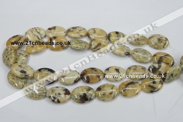 CFS203 15.5 inches 18*25mm oval natural feldspar gemstone beads