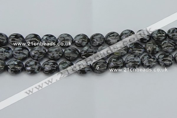 CFS313 15.5 inches 15mm flat round feldspar gemstone beads