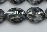 CFS314 15.5 inches 18mm flat round feldspar gemstone beads