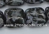 CFS324 15.5 inches 20*20mm square feldspar gemstone beads