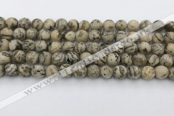 CFS410 15.5 inches 8mm faceted round feldspar beads wholesale