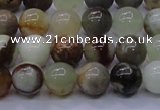 CFW11 15.5 inches 6mm round flower jade beads wholesale