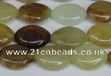 CFW135 15.5 inches 12*16mm marquise flower jade gemstone beads