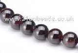 CGA01 8mm round natural garnet gemstone beads Wholesale