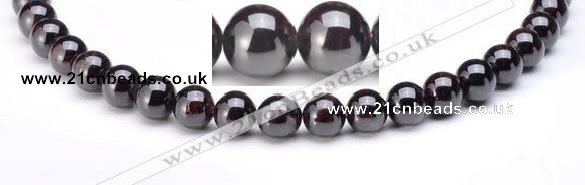 CGA02 10mm round natural garnet gemstone beads Wholesale