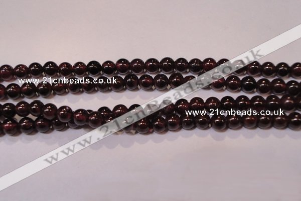 CGA351 14 inches 3mm round natural red garnet beads wholesale