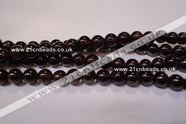 CGA353 14 inches 5mm round natural red garnet beads wholesale