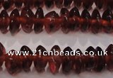 CGA380 15 inches 2*4mm rondelle natural red garnet beads wholesale