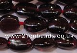 CGA396 15 inches 5*7mm oval natural red garnet beads wholesale