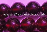 CGA420 15.5 inches 8mm round natural red garnet gemstone beads