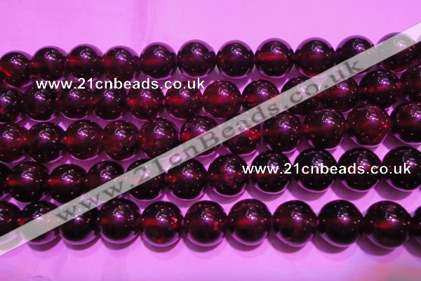 CGA421 15.5 inches 10mm round natural red garnet gemstone beads