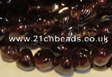 CGA488 15.5 inches 4mm - 5mm nuggets natural red garnet beads