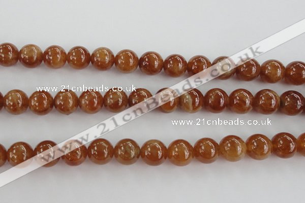 CGA504 15.5 inches 10mm round A grade yellow red garnet beads