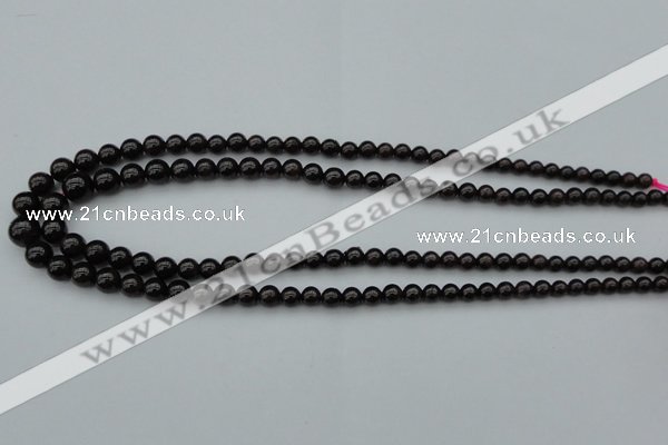 CGA650 15.5 inches 5mm - 10mm round red garnet gemstone beads