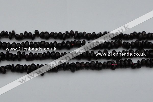 CGA653 15.5 inches 5*8mm nuggets red garnet gemstone beads