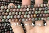 CGA683 15.5 inches 4mm round kashgar garnet beads wholesale