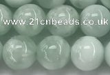 CGA902 15.5 inches 8mm round green angel skin gemstone beads