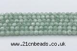 CGA912 15.5 inches 8mm faceted round green angel skin beads wholesale