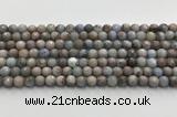 CGA920 15.5 inches 6mm faceted round blue angel skin beads wholesale