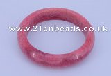 CGB200 Inner diameter 50mm fashion dyed rhodochrosite gemstone bangle