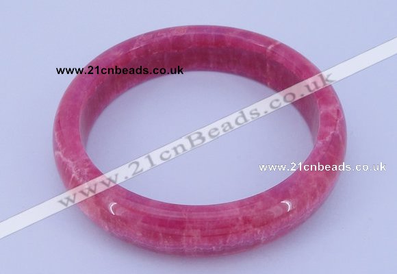 CGB201 Inner diameter 60mm fashion dyed rhodochrosite gemstone bangle