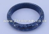 CGB211 Inner diameter 62mm fashion dyed lapis lazuli gemstone bangle