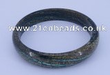 CGB212 Inner diameter 62mm fashion dyed long spar stone bangle