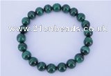 CGB215 2pcs 7.5 inches 4mm natural malachite gemstone bracelets