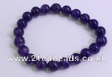 CGB2562 7.5 inches 9mm round charoite gemstone beaded bracelets