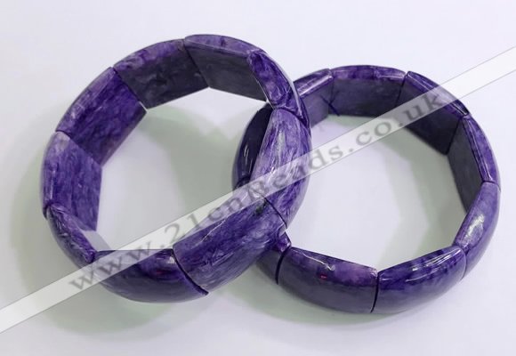 CGB2581 7.5 inches 18*25mm charoite gemstone bracelet