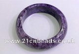 CGB2585 Inner diameter 60mm fashion charoite gemstone bracelet