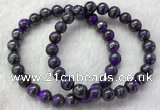 CGB2610 7.5 inches 8mm round natural sugilite beaded bracelets