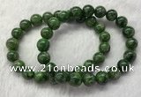 CGB2618 7.5 inches 10mm round diopside quartz beaded bracelets