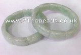 CGB2641 14*20mm faceted rectangle jade bracelets wholesale